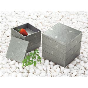 KZ2383 GIN4.5三段重 【Kaze-ya style・北市漆器店 】