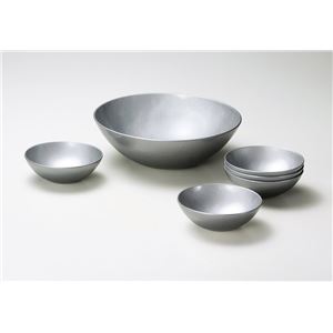 KZ2481 シルバーサラダボウルセット 【Kaze-ya style・北市漆器店 】