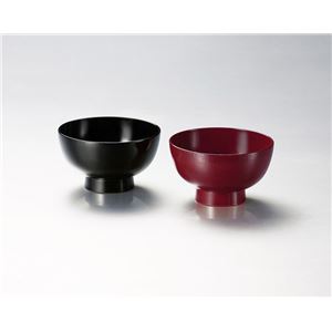 KZ2495 手塗うるしペア布目汁椀食洗機対応（黒・銀朱） 【Kaze-ya style・北市漆器店 】