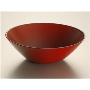 KZ2519 手塗うるし6.3盛鉢（朱） 【Kaze-ya style・北市漆器店 】