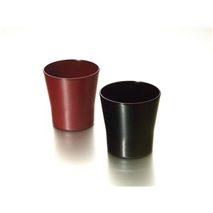 KZ2598 うるしペアフリーカップ（溜・銀朱） 【Kaze-ya style・北市漆器店 】