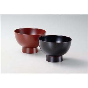 KZ2600 うるしペア4.0あったかごはん茶椀（溜・銀朱） 【Kaze-ya style・北市漆器店 】