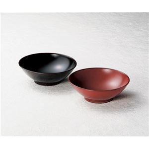 KZ2603 うるしペア丸福椀（溜・銀朱） 【Kaze-ya style・北市漆器店 】