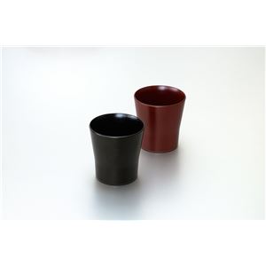 KZ2659 乾漆ペアタンブラー（黒・銀朱） 【Kaze-ya style・北市漆器店 】