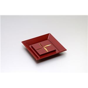 KZ2666 角箸置セット（銀朱） 【Kaze-ya style・北市漆器店 】