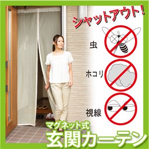 虫よけカーテン 目隠しと虫除けマグネット式カーテン 玄関カーテン 網戸カーテン 蚊や虫をシャットウト 涼しい風を通してエコ 節電