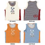 子供服 カラーオフホワイト Tabatha CRAYON プリントタンクトップ サイズ120cm