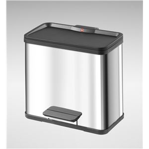 Hailo（ハイロ） トレントエコデュオ 30（19L+11L）ステンレス（ゴミ箱・ダストBOX） 60069