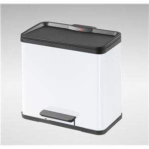 Hailo（ハイロ） トレントエコデュオ 30（19L+11L）ホワイト（ゴミ箱・ダストBOX） 60071