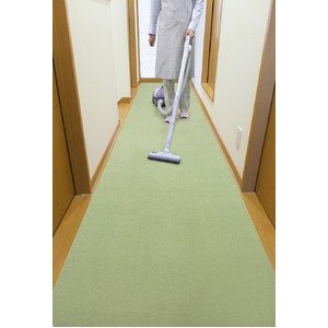 サンコー おくだけ吸着ロングマット60×200cmGR （KH-66） グリーン
