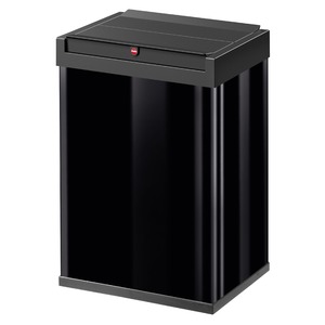 Hailo（ハイロ）ニュービッグボックス40L　ブラック（ゴミ箱・ダストBOX）60086