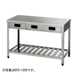 アズマ 片面引出し付き作業台(バックガードなし) 1800×900×800 LTO-1800