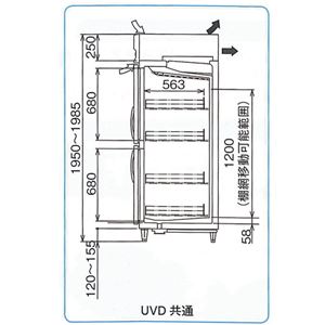 福島工業（フクシマ） タテ型高湿度恒温庫 幅1490mm UVD-501WM1-F