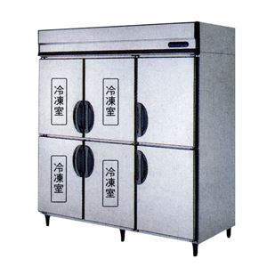 福島工業 冷凍冷蔵庫 縦型 [4室冷凍] 幅1790×奥行800×高さ1950（mm） URD-64PMTA1 【業務用冷凍冷蔵庫】