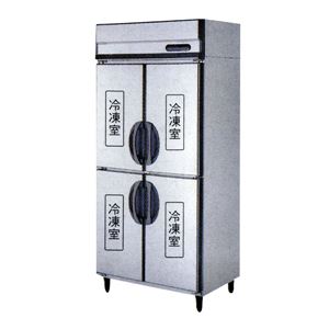 福島工業 冷凍庫 縦型 幅900×奥行650×高さ1950(mm) URN-34FM1 【業務用冷凍庫】