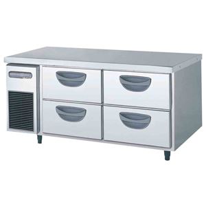 福島工業(フクシマ) 2段ドロワーテーブル冷蔵庫 幅1200×奥行600×高さ550(mm) TBC-40RM