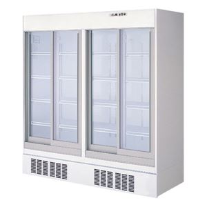 福島工業(フクシマ) リーチイン冷蔵ショーケース スライド扉タイプ 723リットル 幅1800×奥行450×高さ1900(mm) MSU-60GWSR7