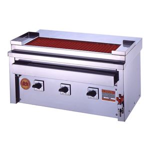 ヒゴグリラー 電気式焼鳥焼器(大串) 卓上型 幅760×奥行450×高さ390(mm) 3P-210DC