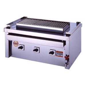 ヒゴグリラー 電気式焼物器（グリラー） ステーキグリラー 幅890×奥行550×高さ380（mm） 3P-215CS