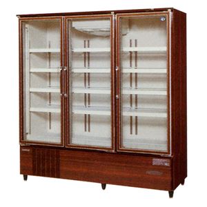ホシザキ 冷蔵ショーケース スイング扉タイプ 1473リットル 幅1800×奥行800+50×高さ1915（～1945）（mm） USR-180X3-1B
