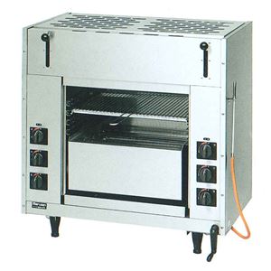 マルゼン 両面式焼物器 ガス赤外線バーナータイプ MGKW-084