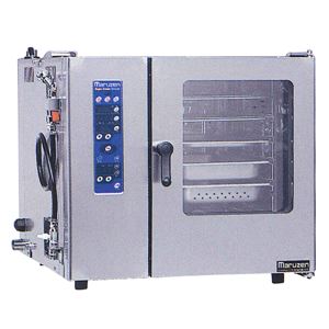 マルゼン 電気式スチームコンベクションオーブン スーパースチーム シンプルシリーズ 幅790×奥行750×高さ710(mm) 三相200V SSCS-05NU