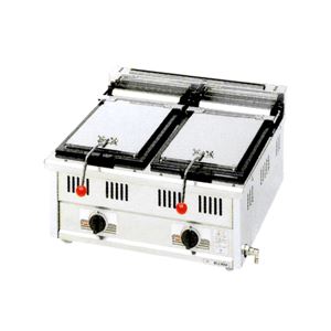マルゼン ガス餃子焼器 スタンダードシリーズ 600×600×270 MGZ-066W