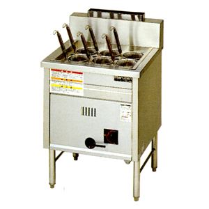 マルゼン 1槽式 角槽型ゆで麺器[ゆでカゴ6つ] MRK-066B