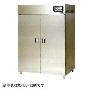 マルゼン 食器消毒保管庫（両面扉・奥行2列） 540×930×1850 食器カゴ付 MSH10-12WD