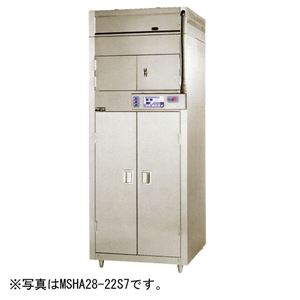 マルゼン 昇降式食器消毒保管庫(7段・両面扉) 990×950×2565 MSHA28-22W7