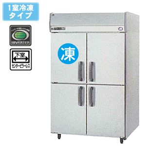 パナソニック (旧サンヨー) 業務用冷凍冷蔵庫 タテ型 SRR-K1281C (旧型番:SSR-J1281CVA) 4ドア1室冷凍タイプ 幅1200×奥行800×高さ1950(mm) 【 冷凍冷蔵庫 】【 パナソニック 冷凍冷蔵庫 】