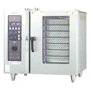 タニコー ガス式 ベーシックスチームコンベクションオーブン 幅840×奥行730×高さ800（mm） 棚6段 TSCO-61GBL