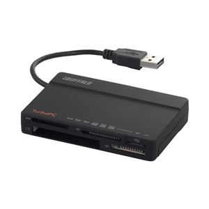 高速カードリーダー/ライター 4倍速 TurboPC EX 52+5メディア対応 ブラック