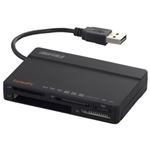 高速カードリーダー/ライター 4倍速 TurboPC EX 52+5メディア対応 ブラック