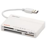 高速カードリーダー/ライター 4倍速 TurboPC EX 52+5メディア対応 ホワイト