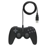 バッファロー（サプライ） BUFFALO USBゲームパッド 16ボタン 連射・振動・マクロ機能 ブラック BSGP1601BK