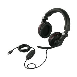 バッファロー（サプライ） ゲーミングヘッドセット 両耳ヘッドバンド式 5.1chサラウンドシステム ブラック BSHSUH05BK