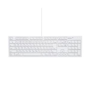 バッファロー（サプライ） BUFFALO フルキーボード USB接続 パンタグラフ Macモデル ホワイト BSKBM01WH