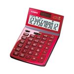 カシオ計算機（CASIO） デザイン電卓 12桁 ジャストタイプ レッド JF-Z200RD-N