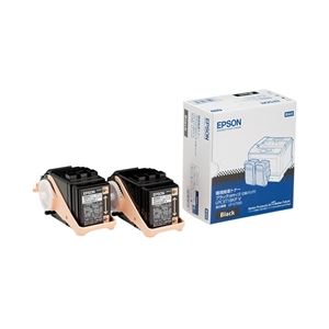エプソン（EPSON） LP-S7100用 環境推進トナー／ブラック／Mサイズ2個パック（5500ページ×2） LPC3T18KPV