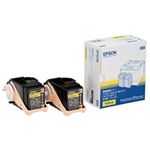 エプソン（EPSON） LP-S7100用 環境推進トナー／イエロー／Mサイズ2個パック（6500ページ×2） LPC3T18YPV
