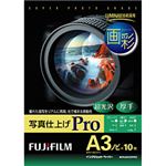 富士フィルム（FUJI） インクジェットペーパー 画彩 写真仕上げ Pro A3ノビ 10枚 WPA3N10PRO