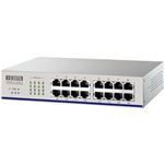 アイ・オー・データ機器 EEE省電力機能搭載 100BASE-TX／10BASE-T対応 16ポートスイッチングハブホワイト ETX-ESH16NBW