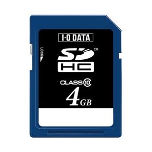 アイ・オー・データ機器 スピードクラス10対応SDHCメモリーカード 4GB SDH-T4G