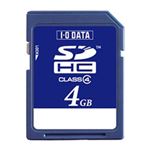 アイ・オー・データ機器 「Class 4」対応 SDHCカード 4GB SDH-W4G