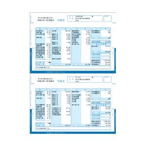 給与明細書ページプリンタ用紙封筒式