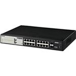 バッファロー レイヤー2 IEEE802.3at規格（PoE+）対応 WebスマートGigaスイッチ16ポートモデル BSL-PS-G2116M