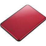 バッファロー ミニステーション ターボPC EX2対応 USB3.0用 ポータブルHDD 500GBレッド HD-PUS500U3-R