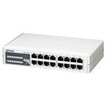バッファロー 10／100M スイッチングHub プラスチック筐体／電源内蔵モデル 16ポート LSW3-TX-16NP