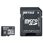 バッファロー 防水仕様 Class4対応 microSDHCカード SD変換アダプター付モデル 32GB RMSD-BS32GAB